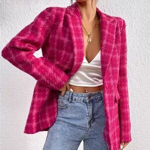Elegant Pink Women's Blazer